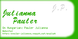 julianna pauler business card